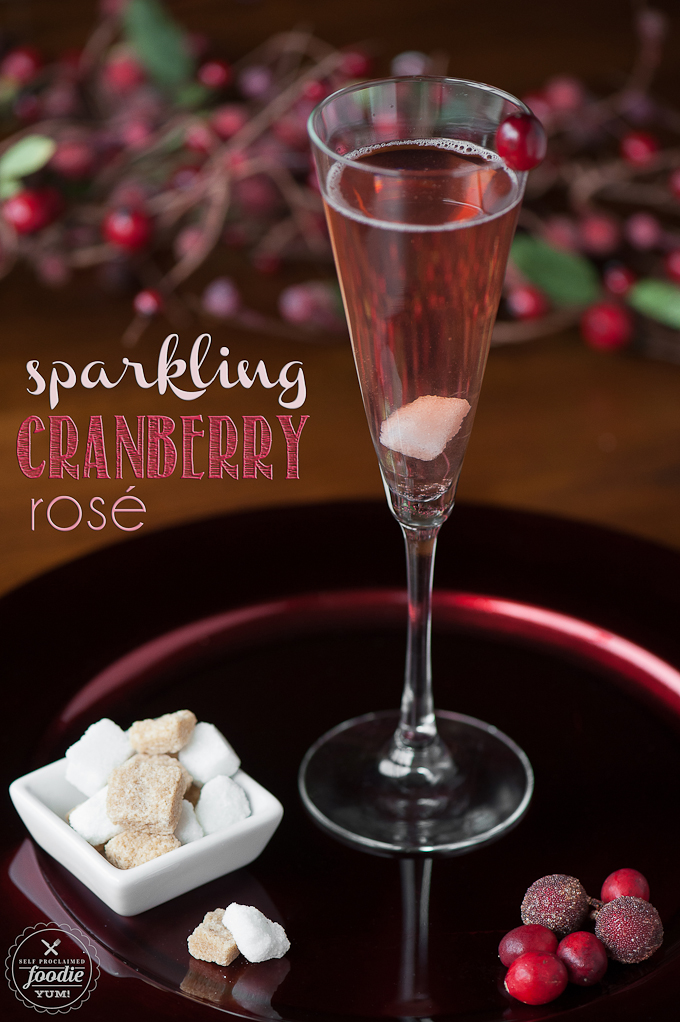 sparkling cranberry rose