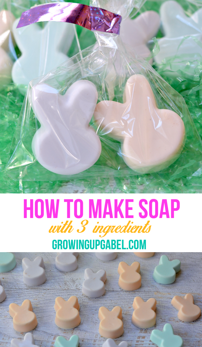 Wondering how to make soap? Just follow this easy tutorial for the perfect Easter basket treat!