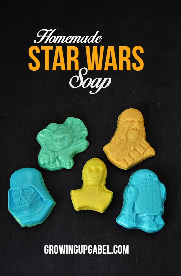 Know a Star Wars fan? Make this fun Star Wars craft - homemade soap! Easy to make with craft store supplies and 30 minutes, these DIY soaps are perfect for gifts or party favors!