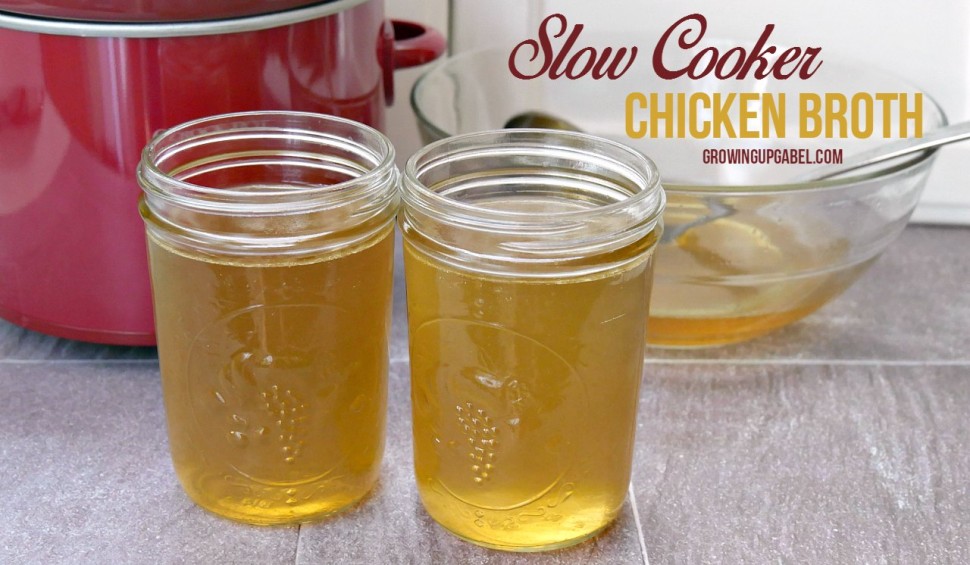 Slow Cooker Chicken Broth Recipe