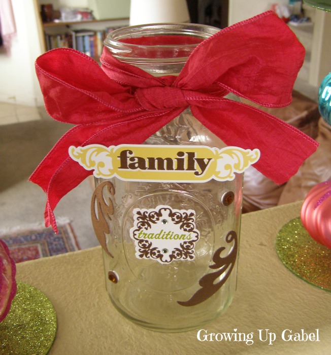 Family Memory Jar - Growing Up Gabel