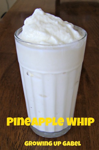 Pineapple Whip Recipe from Growing Up Gabel @thegabels @recipe