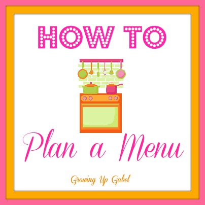 menu plan