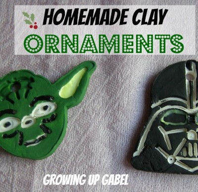Homemade Clay Star Wars Christmas Ornaments