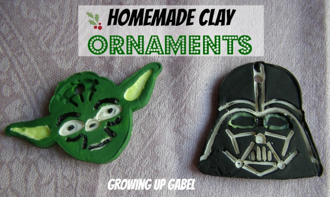 Homemade Clay Star Wars Christmas Ornaments