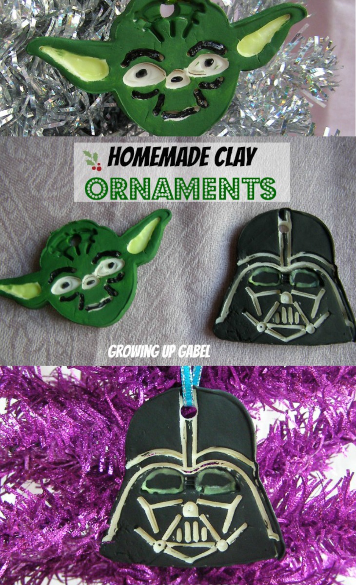 Love Star Wars? Make these fun Star Wars Christmas ornaments using a baking soda clay and craft paint! 