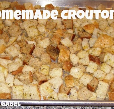 Homemade Croutons - Growing Up Gabel @thegabels