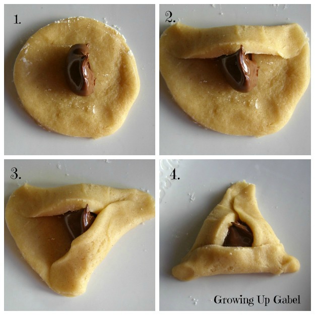 How to fold Hamantaschen from growingupgabel.com @thegabels #recipe #Purim