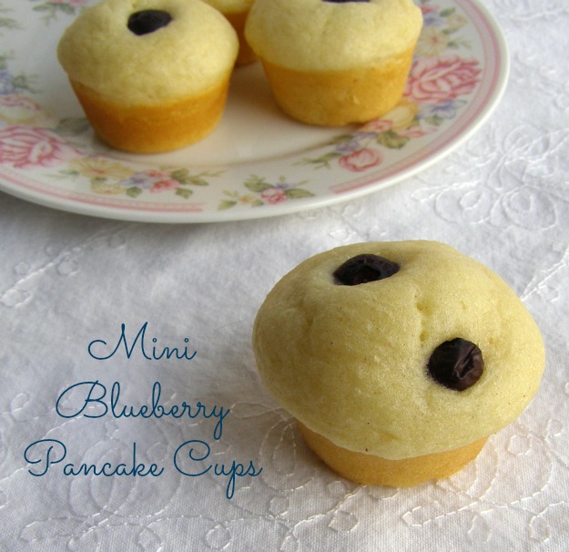 Mini Blueberry Pancake Cups From Growing Up Gabel @thegabels
