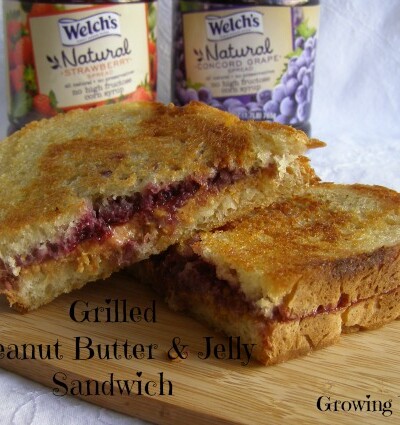 Grilled Peanut Butter and Jelly Sandwiches
