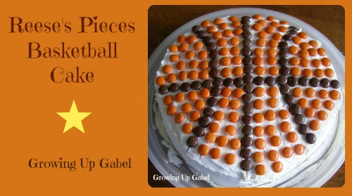 Reese's Pieces Basketball Cake
