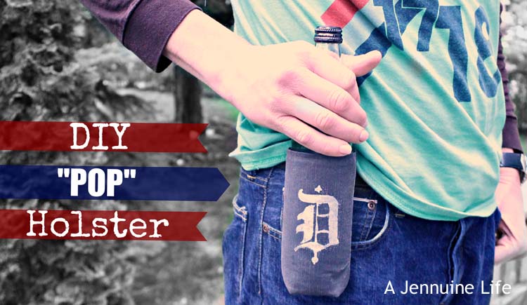 Fathers Day Craft: DIY Pop Holster