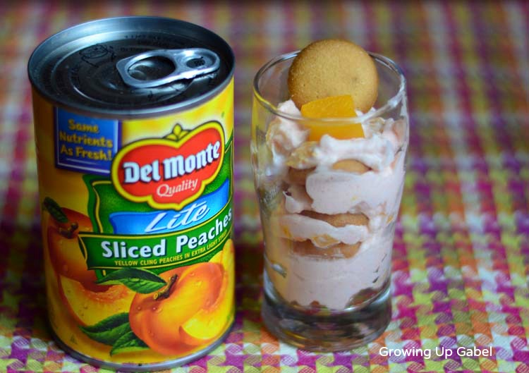 Peaches and Cream Mini Dessert