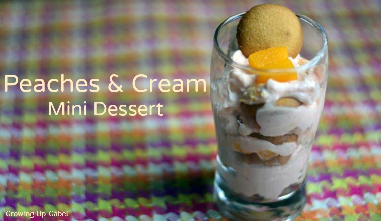 Peaches and Cream Mini Dessert