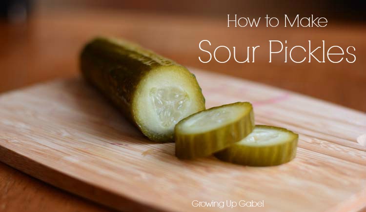 Sour Pickle Recipe