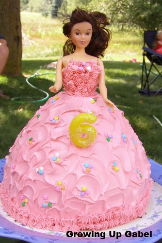 doll dress cake