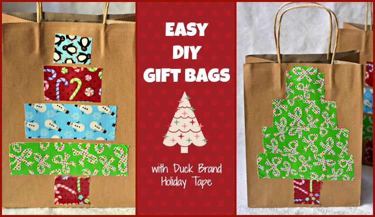 Duck Tape Wine Gift Bag Mad in Crafts