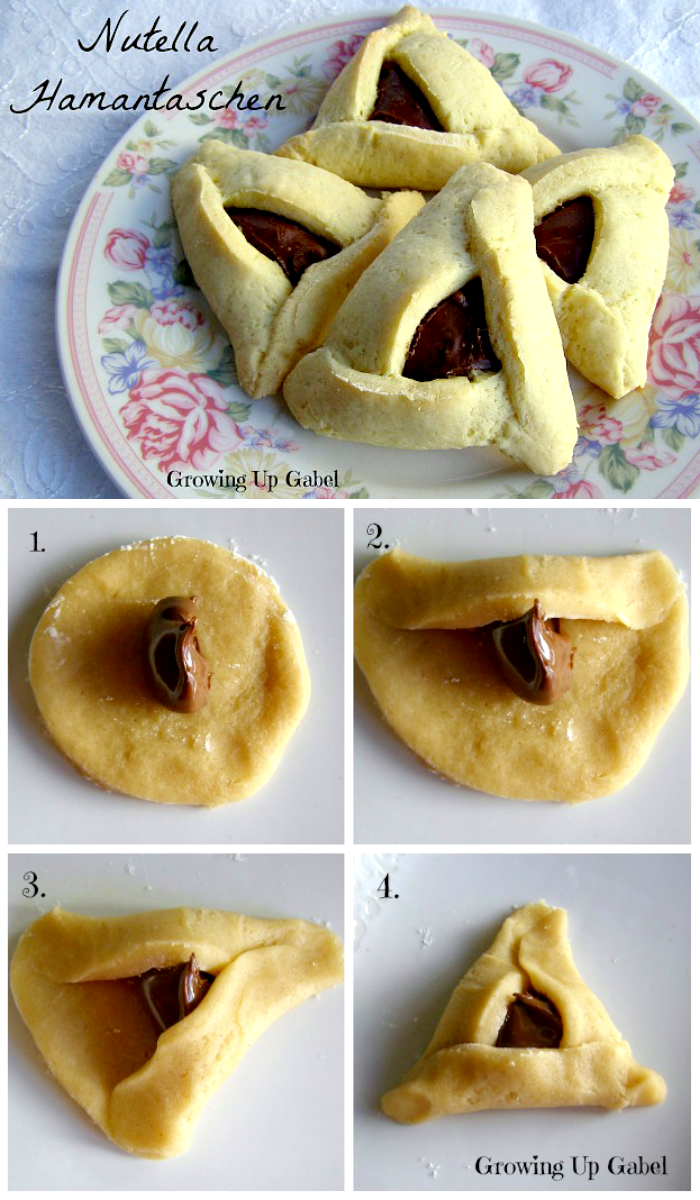 Looking for a new flavor of hamantaschedn for Purim?  Fill these fun cookies with Nutella for a delicious, chocolate treat. 