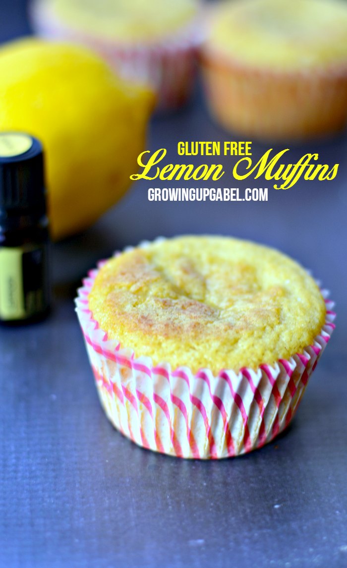 Gluten Free Lemon Muffins made with essential oils