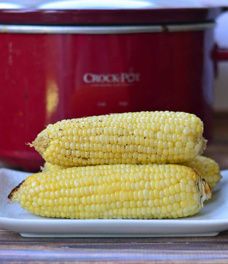 Slow Cooker Corn on the Cob by Growing Up Gabel