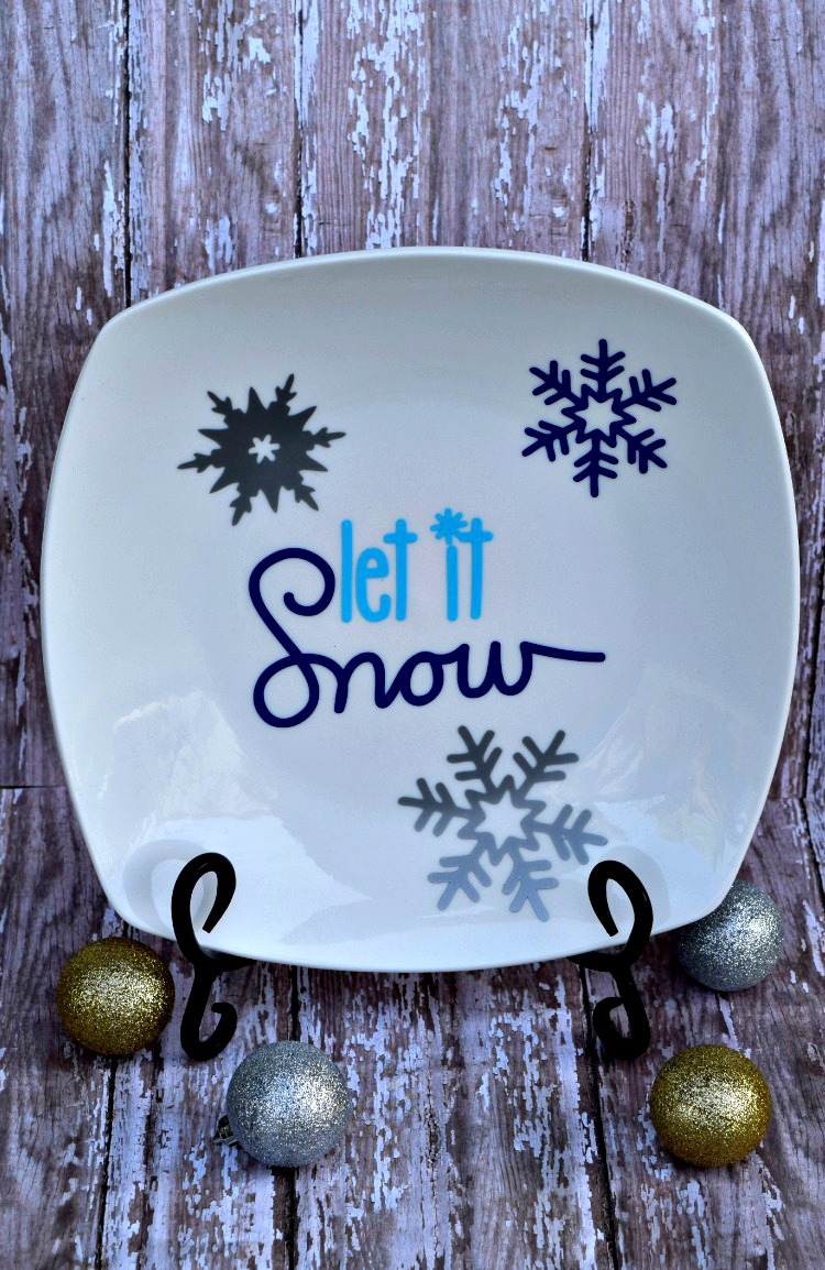 Let it Snow plate