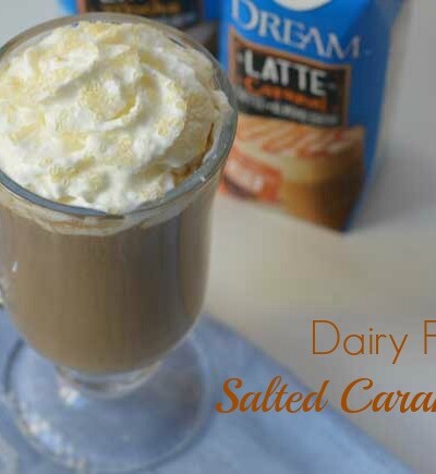 dairy free salted caramel latte