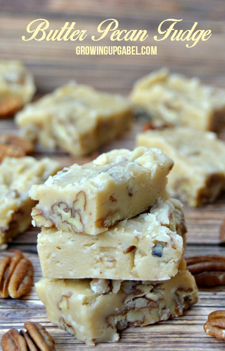 You only need 6 ingredients and about 15 minutes to make this AMAZING Butter Pecan Fudge Recipe! This easy candy recipe is sure to become a family favorite. 