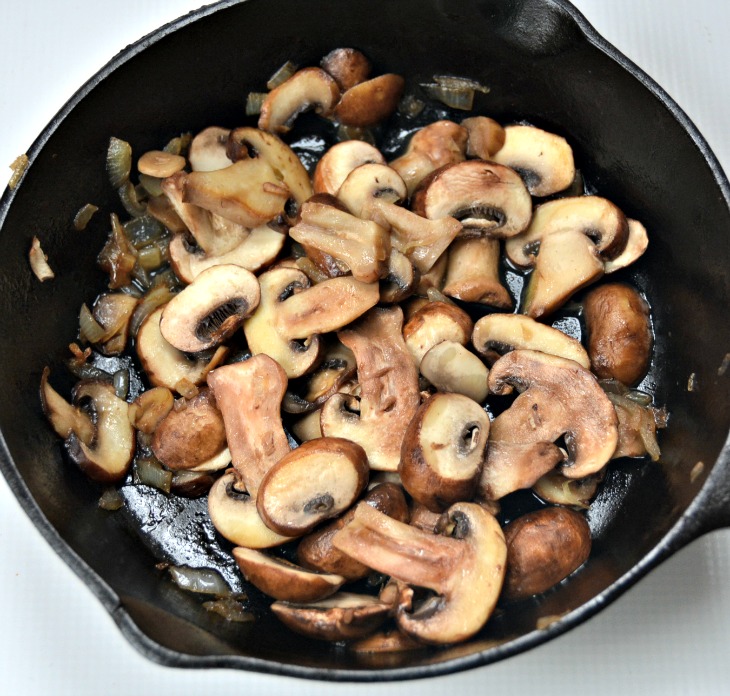 Sauteed Mushrooms for Barbecue Baked Chicken