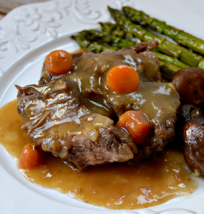 Tired of your boring pot roast recipe? Try this easy German pot roast, or Sauerbraten recipe for an easy dinner!