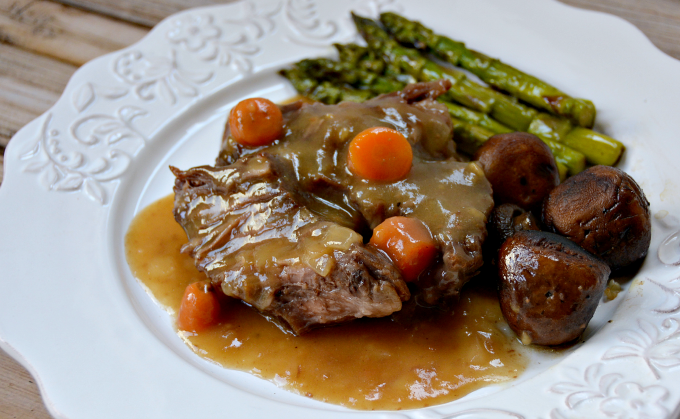 Tired of your boring pot roast recipe? Try this easy German pot roast, or Sauerbraten recipe for an easy dinner!