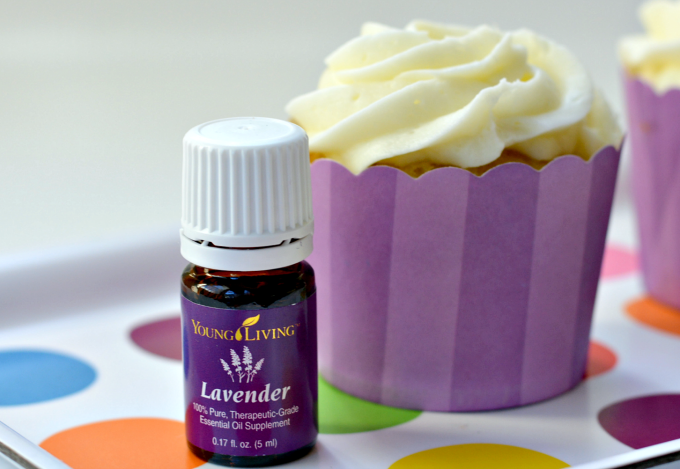 Young Living Lavender Essential Oils Cupcakes