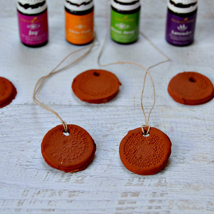 Aromatherapy Clay Necklaces