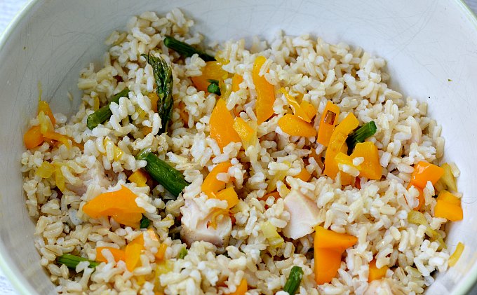 Rice Salad with Chicken