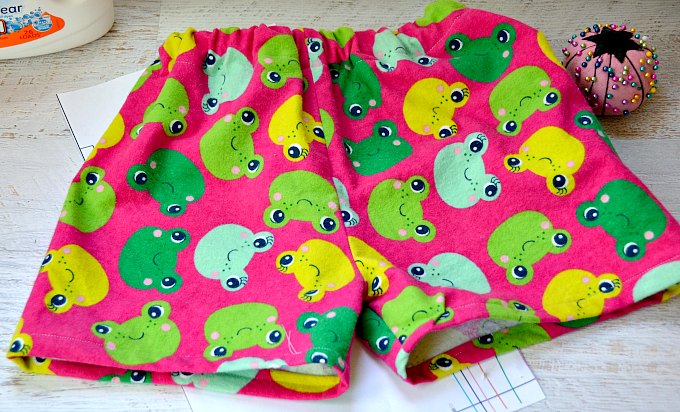 easy to sew pajama shorts
