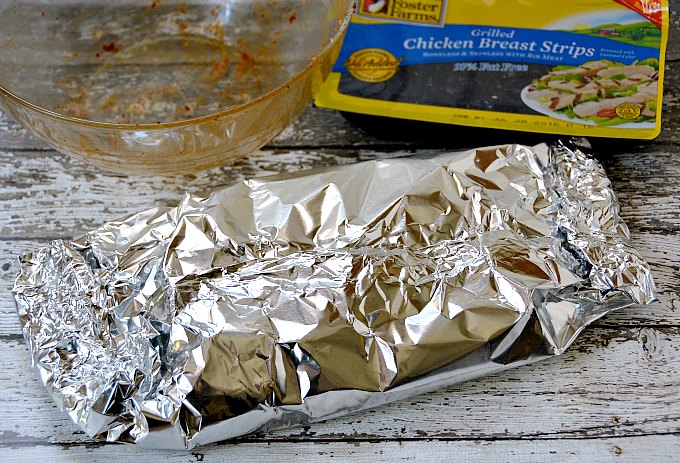 Easy Chicken Fajita Foil Packets