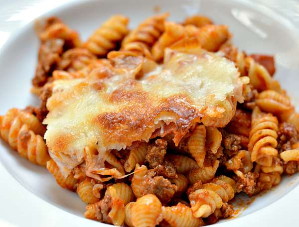 Baked Pasta Recipe with Meat