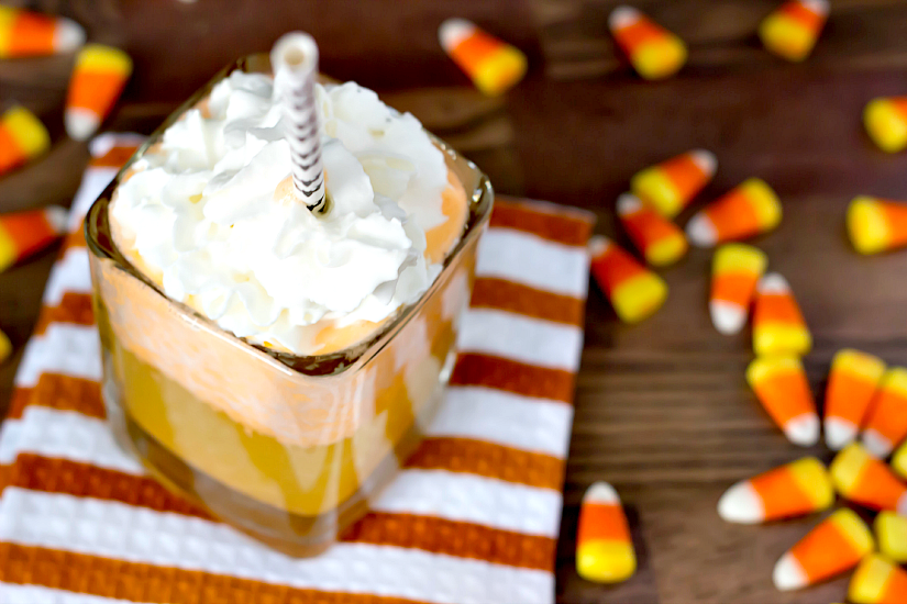 Candy Corn Cocktails are part cocktail, part dessert. They're delicious and a great festive drink for Halloween!
