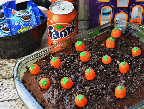 Orange Fanta Poke Cake