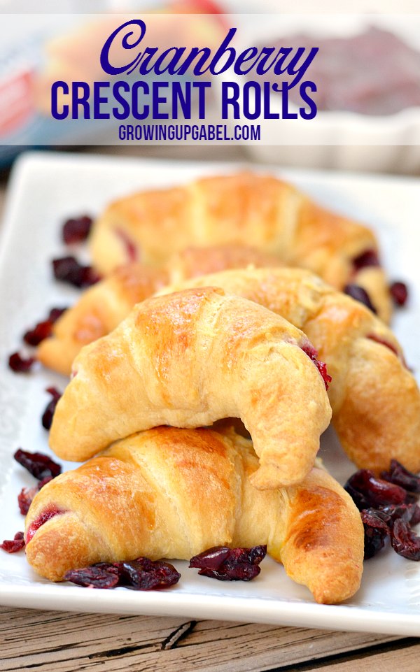 Only 2 ingredients and 15 minutes and these easy dinner rolls are ready to eat! Put the cranberries in the crescent rolls and surprise your guests with a delightful twist!