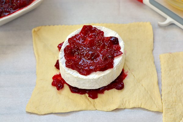 Cranberry covered Brie