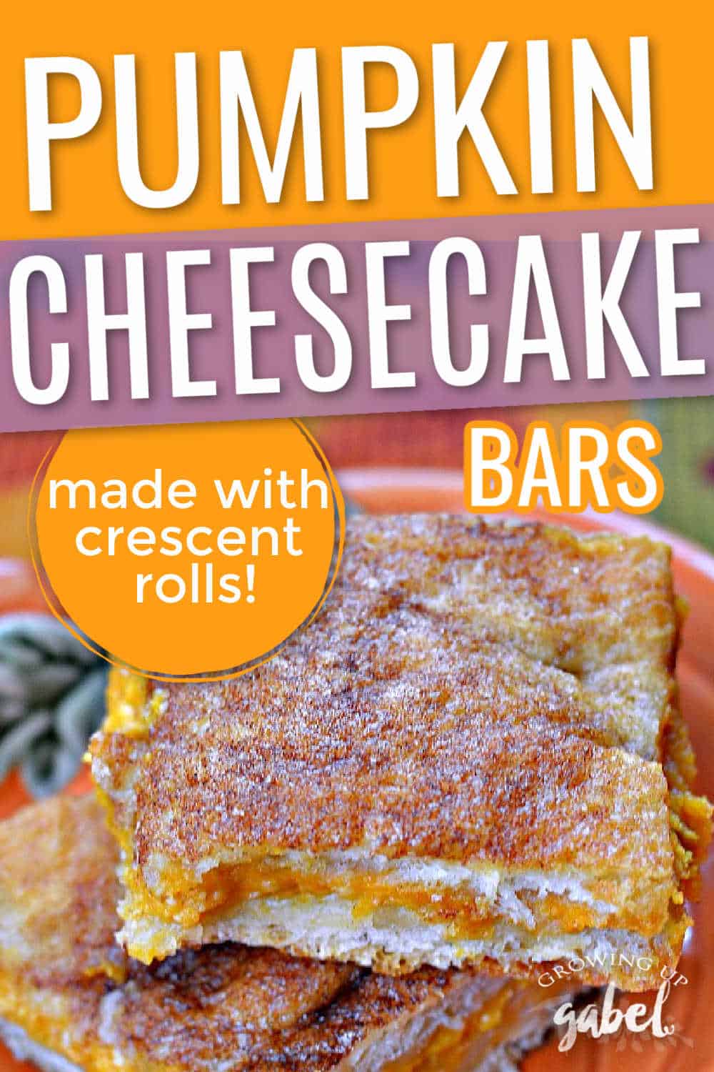 Pumpkin cheesecake bars