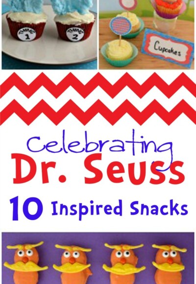 Celebrate Dr. Seuss with these 10 cute and fun recipes! From dessert to snacks - your kids will love them all!