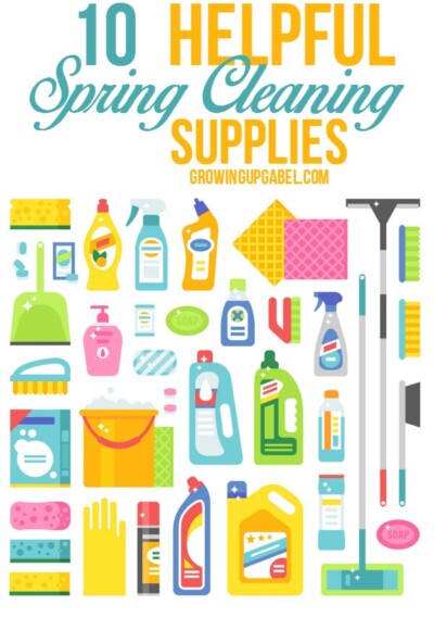 Need Spring Cleaning Tips? Check out this list of spring cleaning supplies to help declutter!