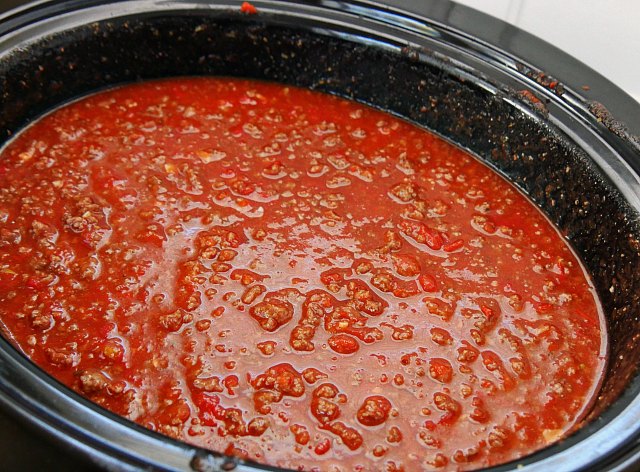 Crock Pot Spaghetti Sauce