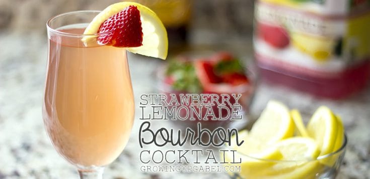Strawberry Lemonade Bourbon Cocktail Recipe