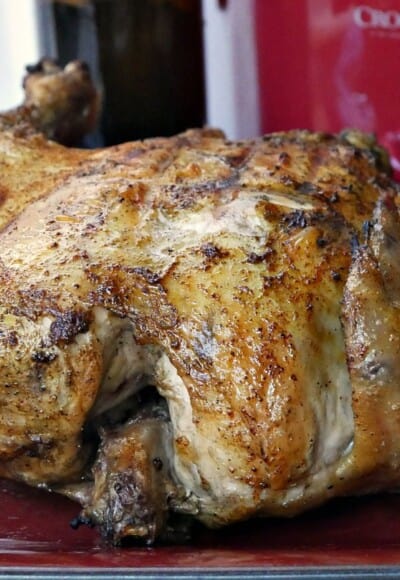 Make drunken chicken in the Crock Pot slow cooker instead of the grill with this easy recipe.