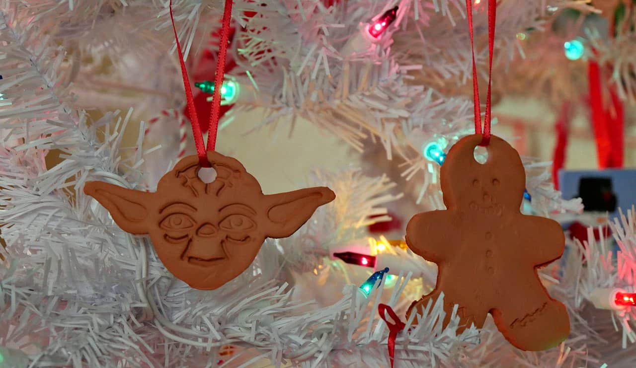How to make Air Dry Clay Ornaments with Terracotta and White Clay
