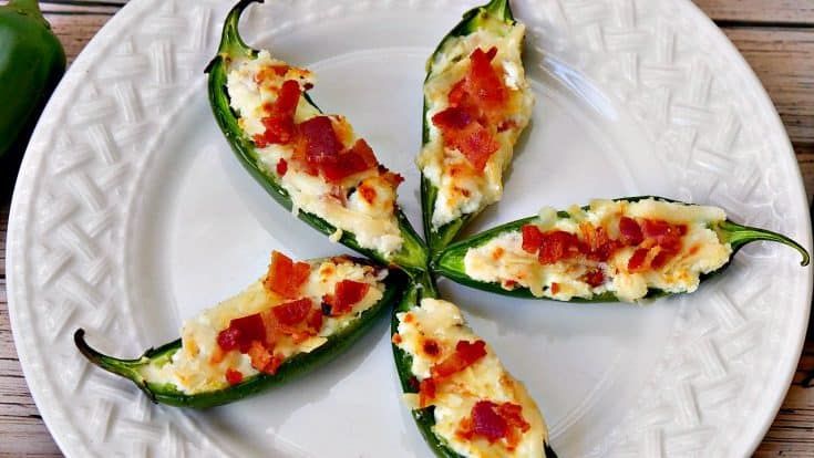 3 Cheese and Bacon Jalapeno Poppers