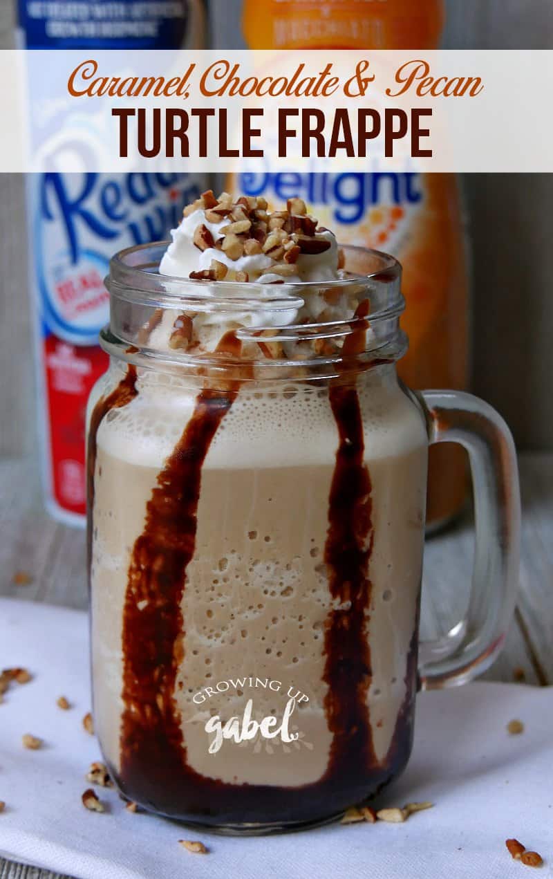 Homemade caramel frappes are an easy DIY iced coffee for summer! 