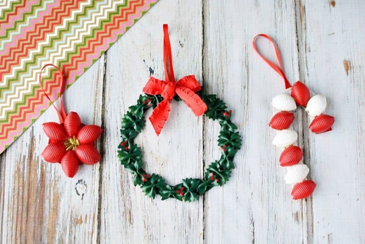 Easy DIY Pasta Christmas Ornaments